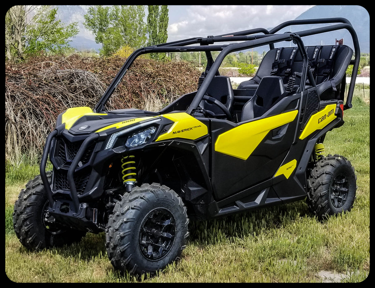 Maverick Sport / Maverick Sport Max Rear Bench and Roll Cage Kit (2018-2026) - Backseat and Roll Cage