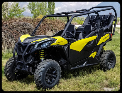 Maverick Sport / Maverick Sport Max Rear Bench and Roll Cage Kit (2018-2026) - Backseat and Roll Cage