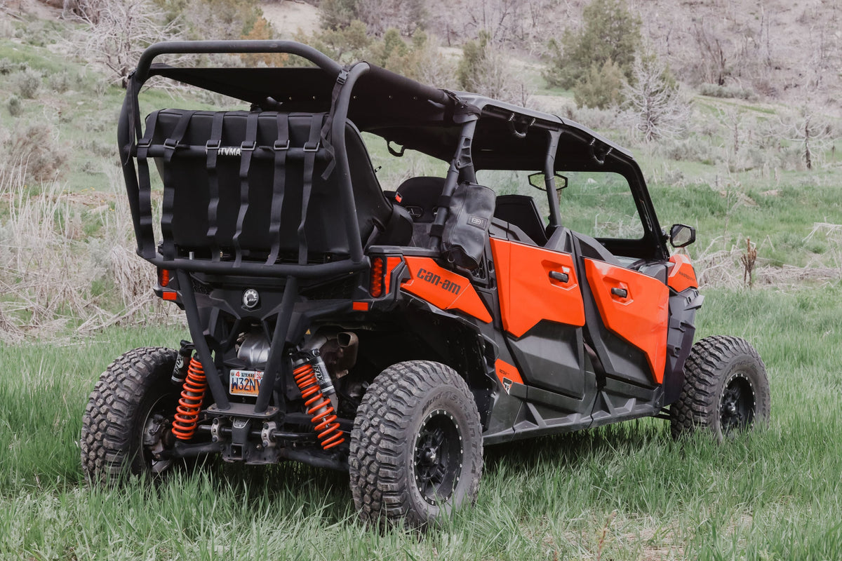 Maverick Sport / Maverick Sport Max Rear Bench and Roll Cage Kit (2018-2026) - Backseat and Roll Cage