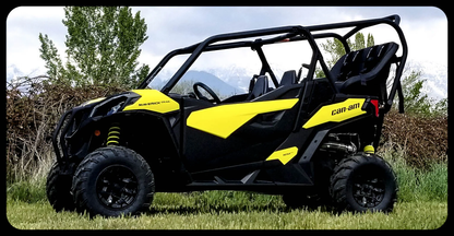 Maverick Sport / Maverick Sport Max Rear Bench and Roll Cage Kit (2018-2026) - Backseat and Roll Cage