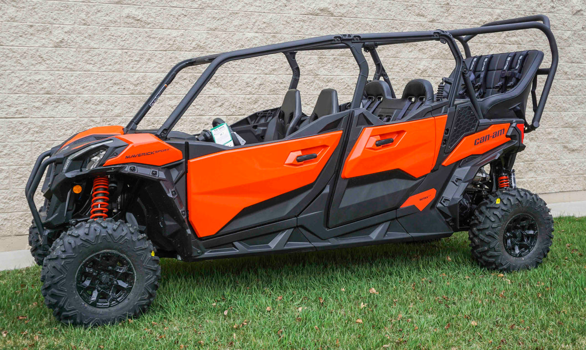Maverick Sport / Maverick Sport Max Rear Bench and Roll Cage Kit (2018-2026) - Backseat and Roll Cage