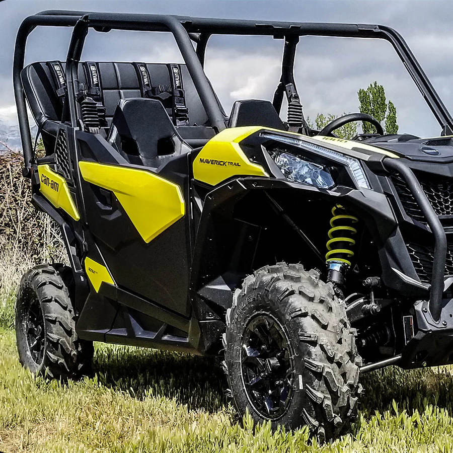 Maverick Sport / Maverick Sport Max Rear Bench and Roll Cage Kit (2018-2026) - Backseat and Roll Cage