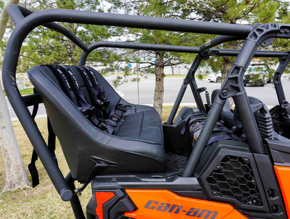 Maverick Sport / Maverick Sport Max Rear Bench and Roll Cage Kit (2018-2026) - Backseat and Roll Cage