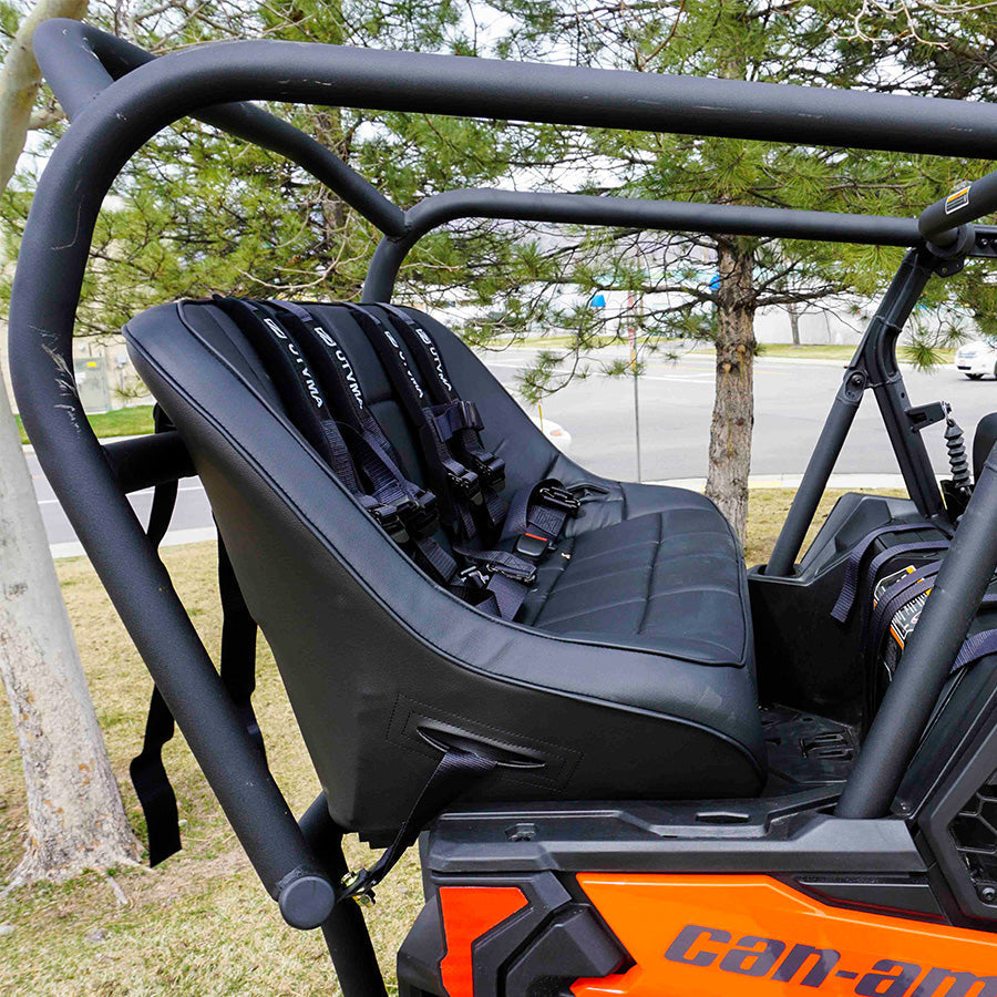 Maverick Sport / Maverick Sport Max Rear Bench and Roll Cage Kit (2018-2026) - Backseat and Roll Cage