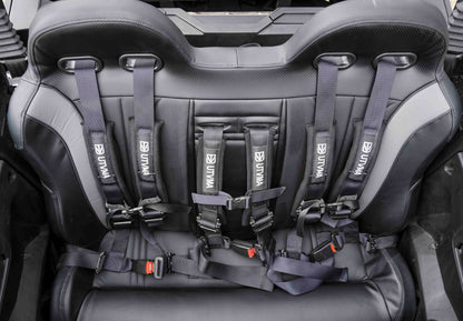 Maverick Sport Max Rear Bench with Harnesses (2019+) - Bench Seat