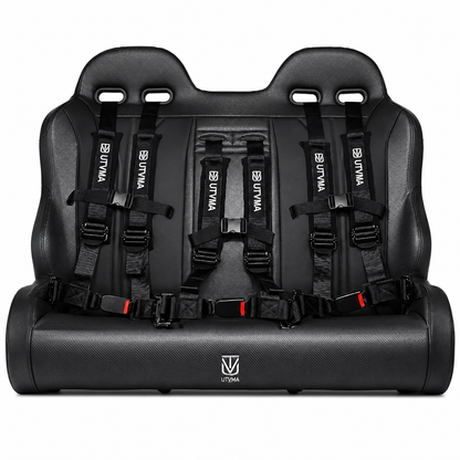 Maverick Sport Max Rear Bench with Harnesses (2019+) - Bench Seat