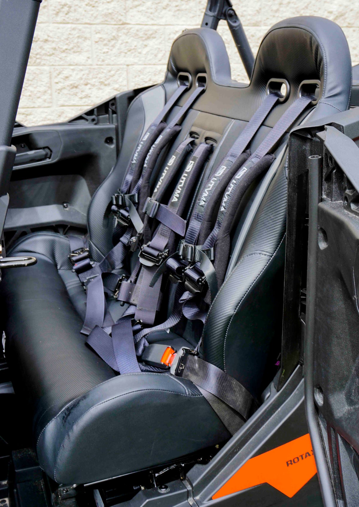 Maverick Sport Max Rear Bench with Harnesses (2019+) - Bench Seat