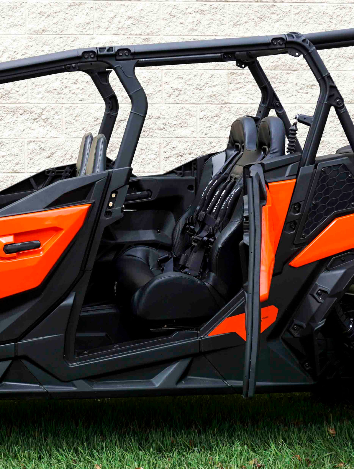 Maverick Sport Max Rear Bench with Harnesses (2019+) - Bench Seat