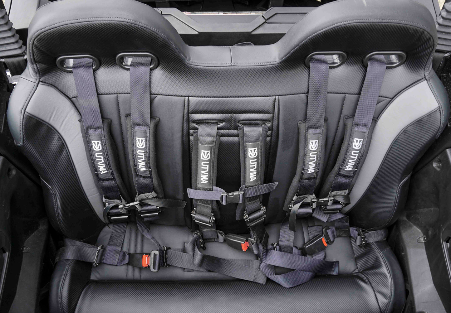 Maverick Sport Max Rear Bench with Harnesses (2019+) - Bench Seat