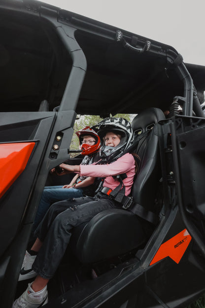 Maverick Sport Max Rear Bench with Harnesses (2019+) - Bench Seat