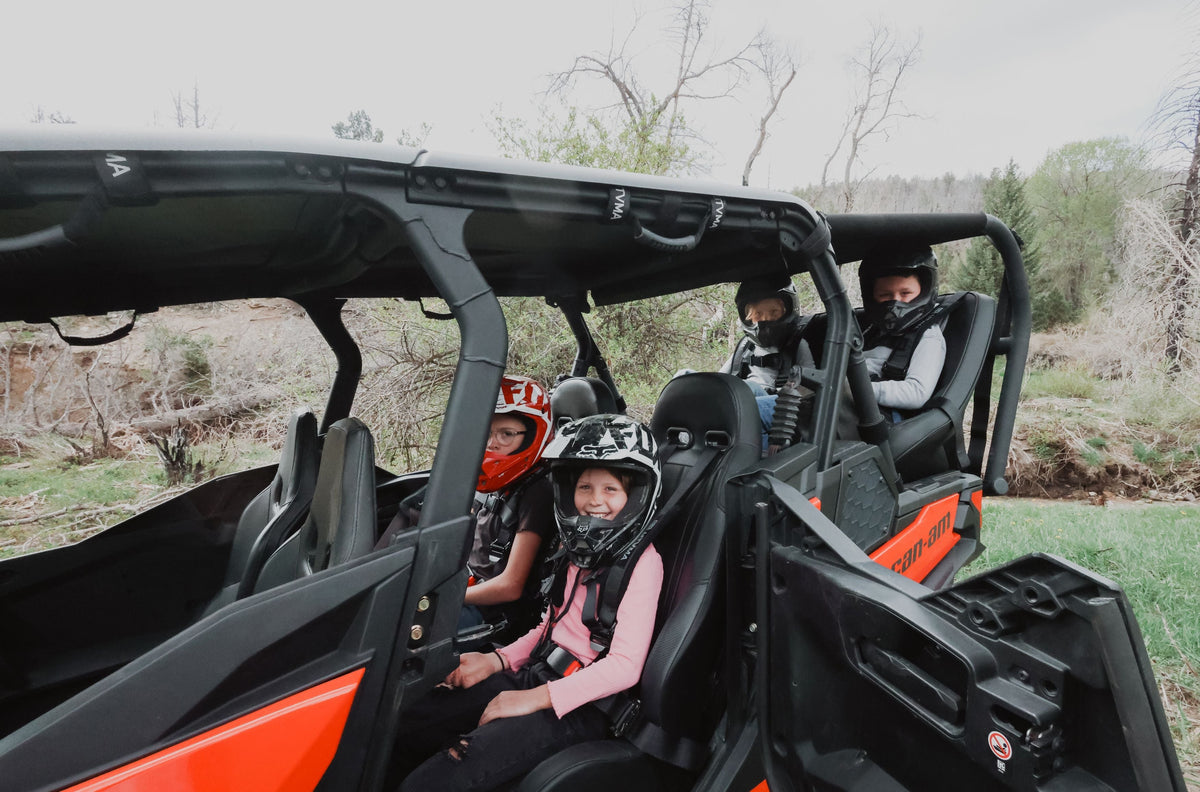 Maverick Sport Max Rear Bench with Harnesses (2019+) - Bench Seat