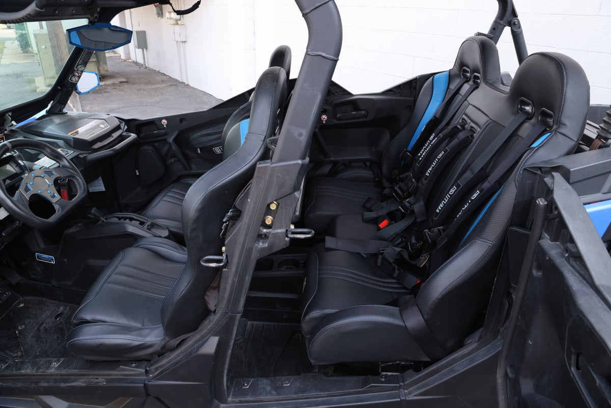 Maverick Sport Max Rear Bench with Harnesses (2019+) - Bench Seat