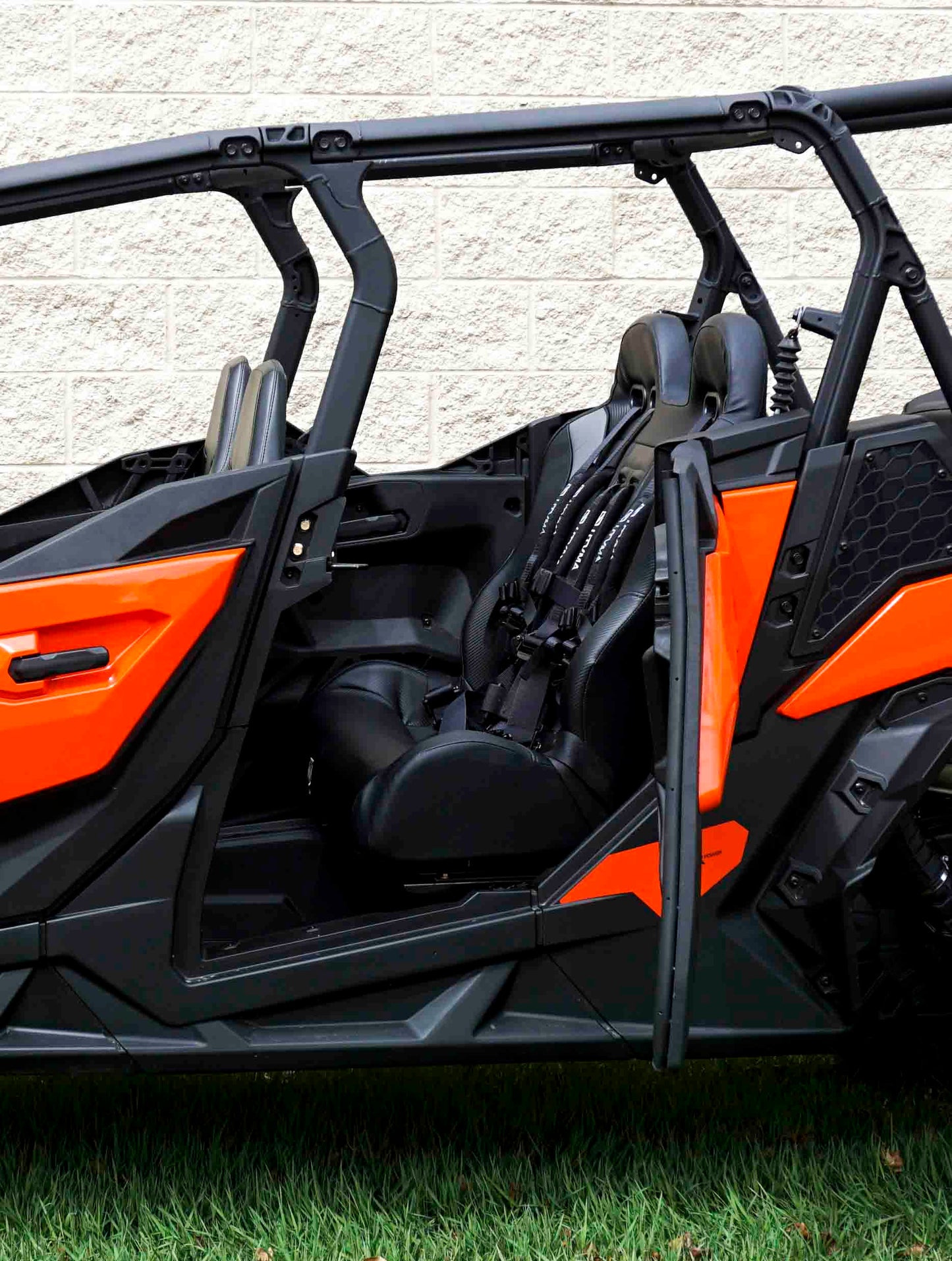 Maverick Sport Max Rear Bench with Harnesses (2019+) - Bench Seat