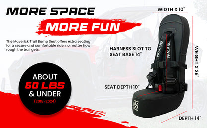 Maverick Trail Bump Seat (2018+) - Bump Seat