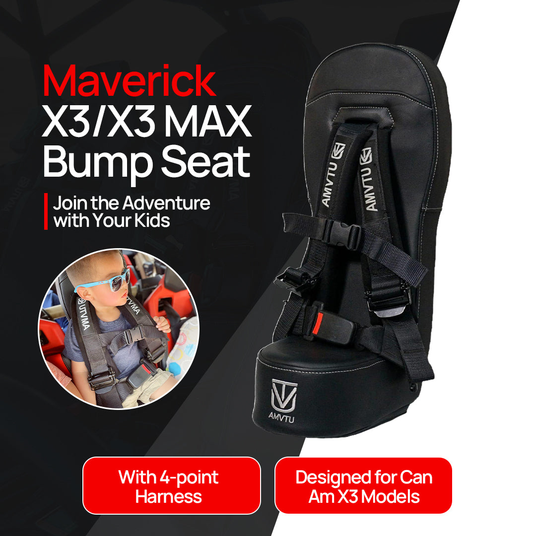 Maverick X3 and X3 Max Front/Rear Bump Seat (2017+) - Bump Seat
