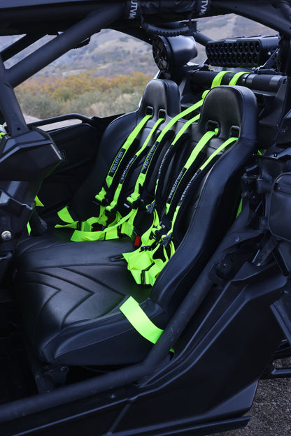 Maverick X3 Rear Bench Seat W Harnesses (2017+) - Bench Seat