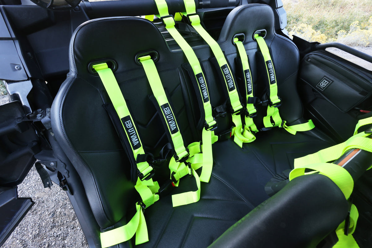 Maverick X3 Rear Bench Seat W Harnesses (2017+) - Bench Seat