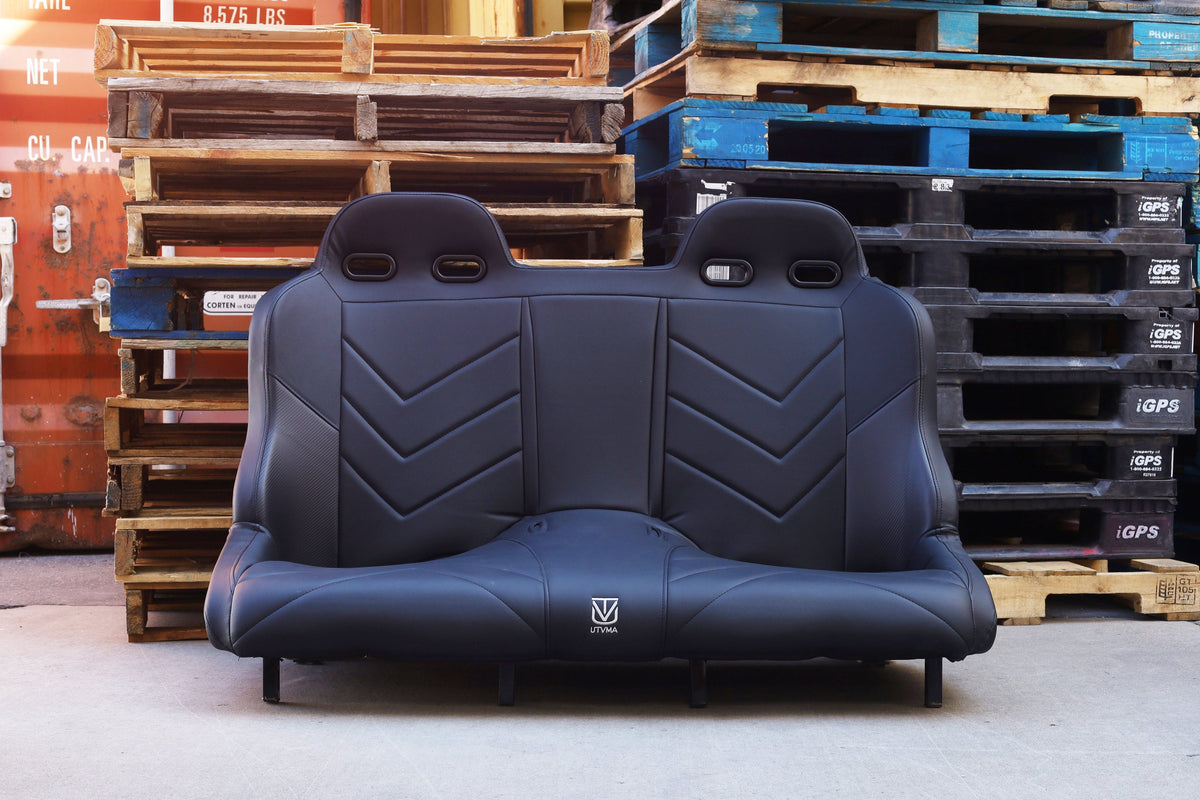 Maverick X3 Rear Bench Seat W Harnesses (2017+) - Bench Seat