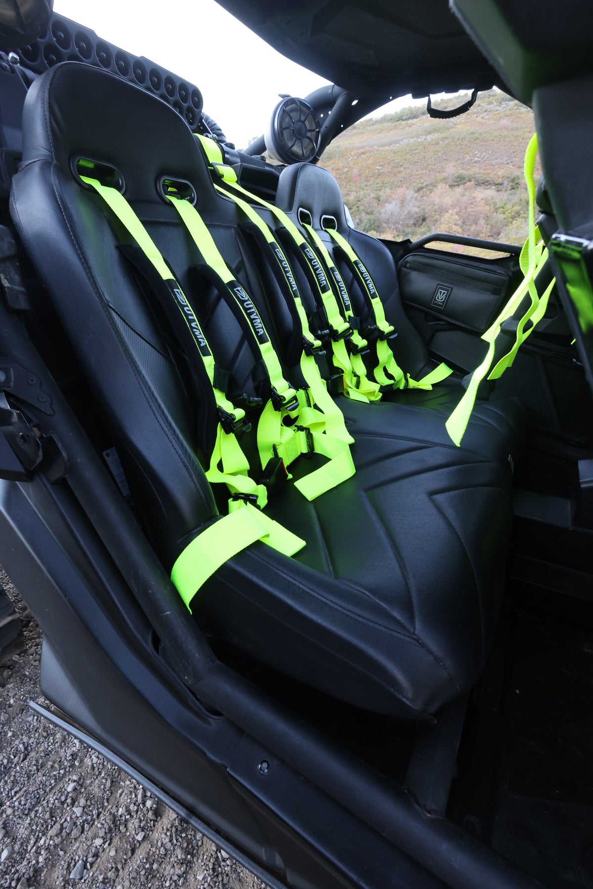 Maverick X3 Rear Bench Seat W Harnesses (2017+) - Bench Seat