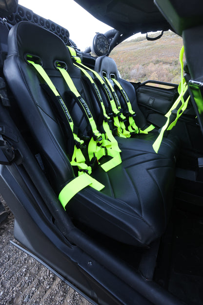 Maverick X3 Rear Bench Seat W Harnesses (2017+) - Bench Seat