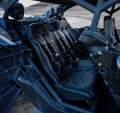 Maverick X3 Rear Bench Seat W Harnesses (2017+) - Bench Seat