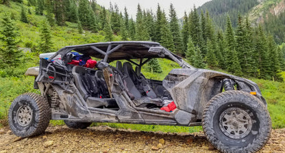 Maverick X3 Rear Bench Seat W Harnesses (2017+) - Bench Seat