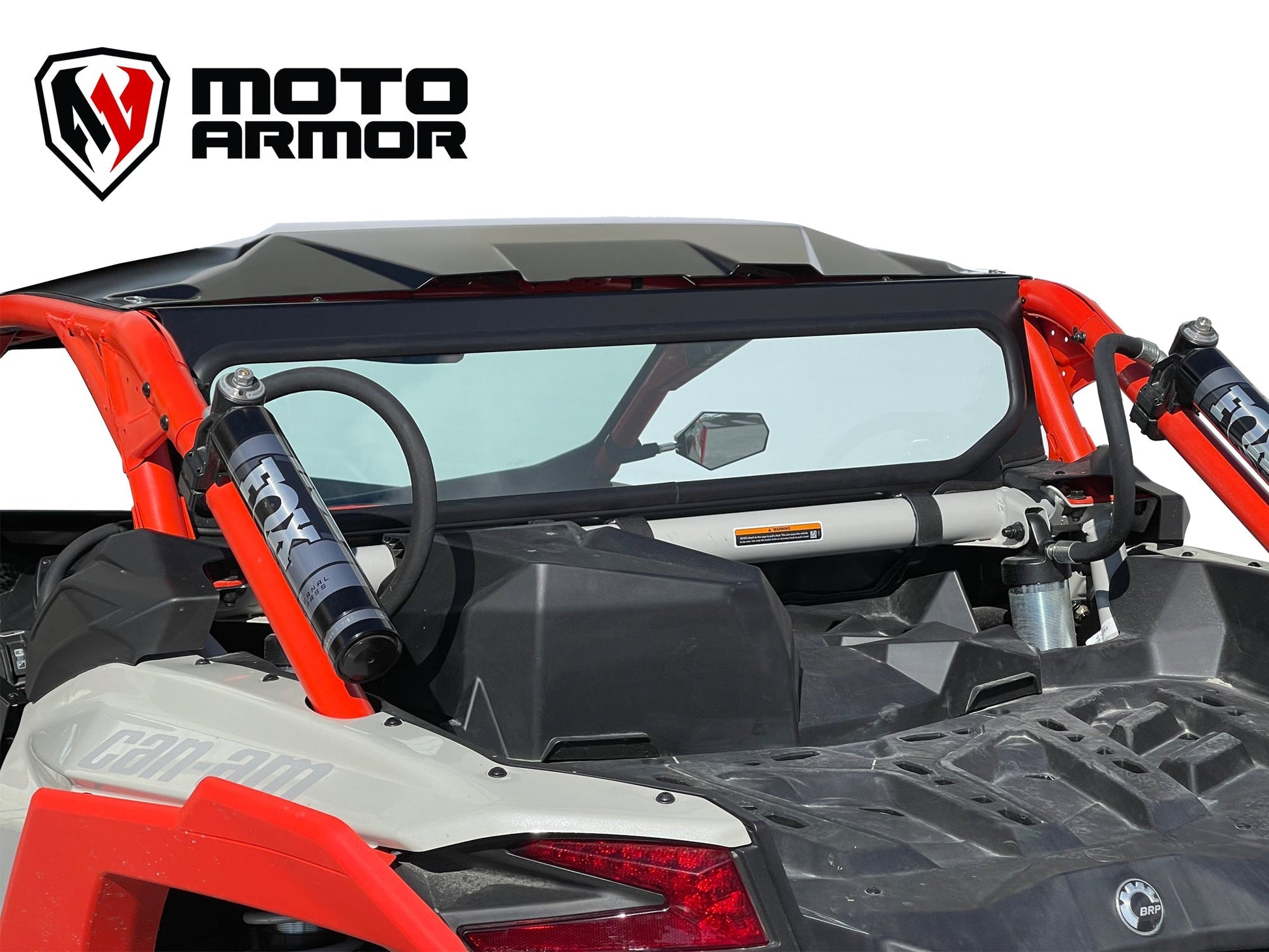 Maverick X3 Rear Glass Windshield - Glass Rear Windshield