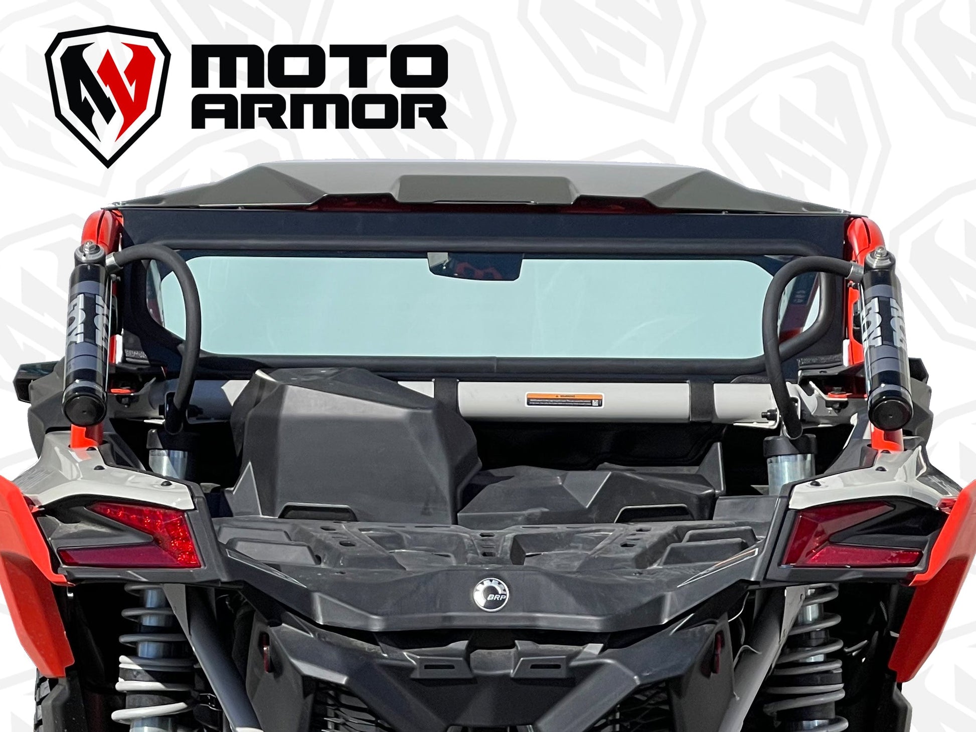 Maverick X3 Rear Glass Windshield - Glass Rear Windshield