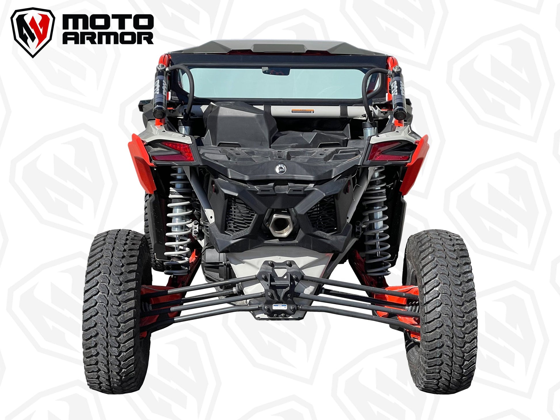 Maverick X3 Rear Glass Windshield - Glass Rear Windshield
