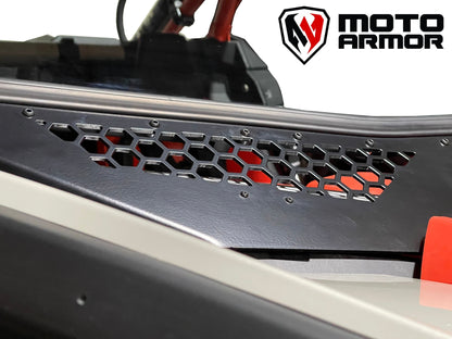 Maverick X3 Vented Full Glass Windshield - Glass Front Windshield