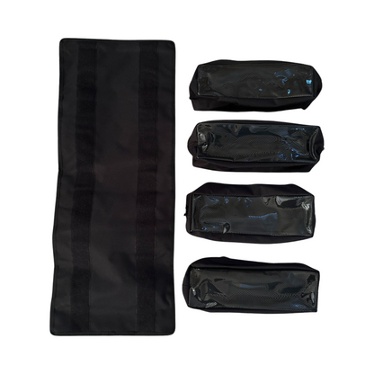 Medium Canvas Tool organizer bag with removeable pouches - Trail bags
