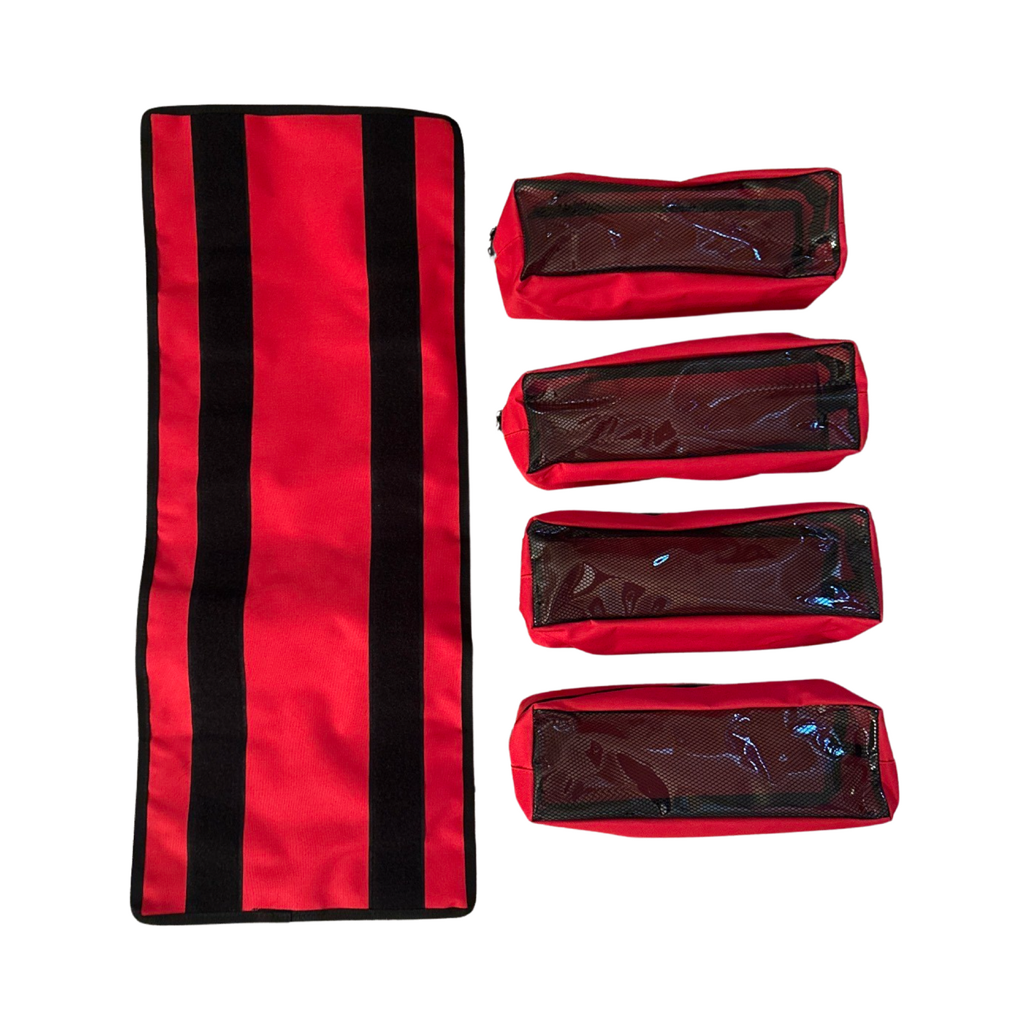 Medium Canvas Tool organizer bag with removeable pouches - Trail bags