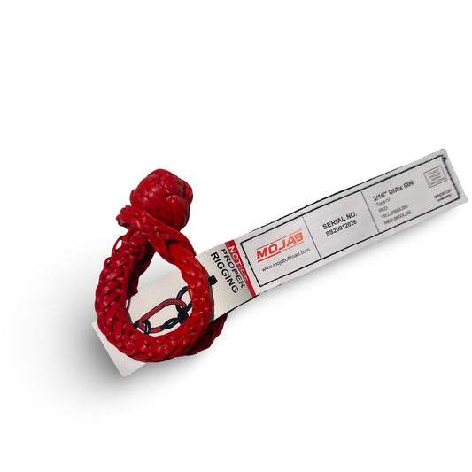 Micro Soft Shackle 3/16’’ x 6’’ – Keychain & Recovery (Lifetime Warranty) - Kinetic rope