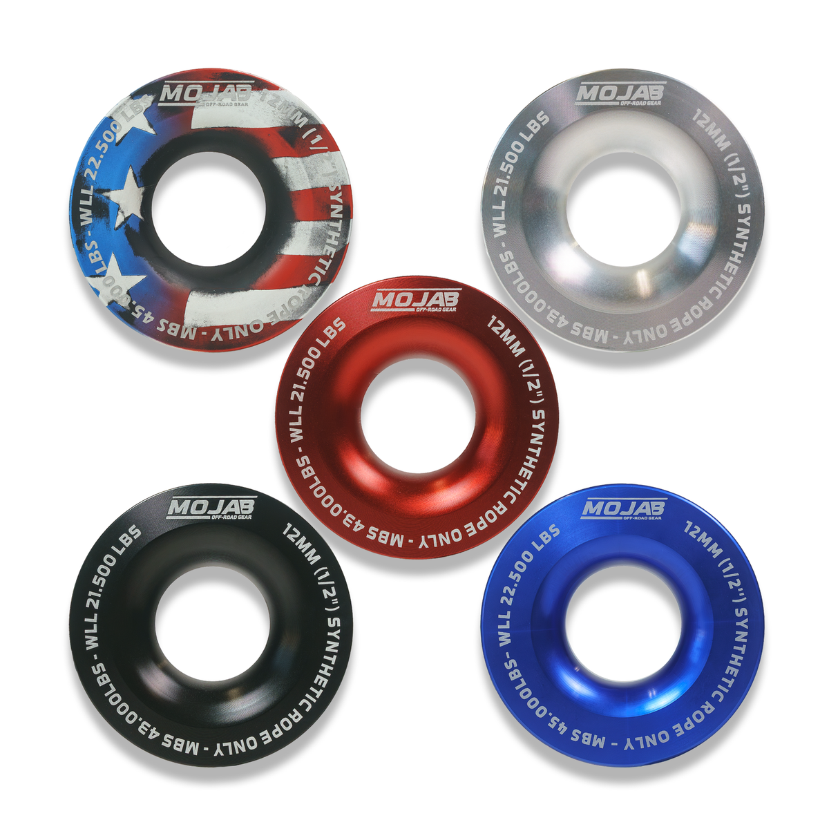 MOJAB 3.8’’ Aluminum Snatch Ring - Snatch ring