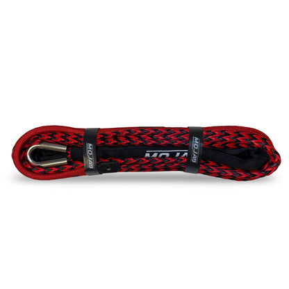 MOJAB 3/8” x 62’ Synthetic Winch Line-Red/Black - Winch