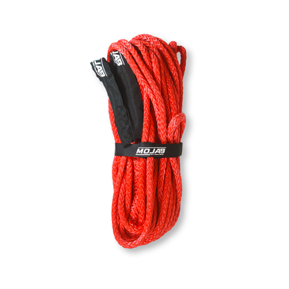MOJAB 3/8’’ x 78’ Winch Line Extension - Red - Kinetic rope