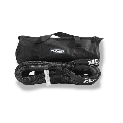 MOJAB 7/8’’ x 30’ Kinetic Recovery Rope - Black - Kinetic rope