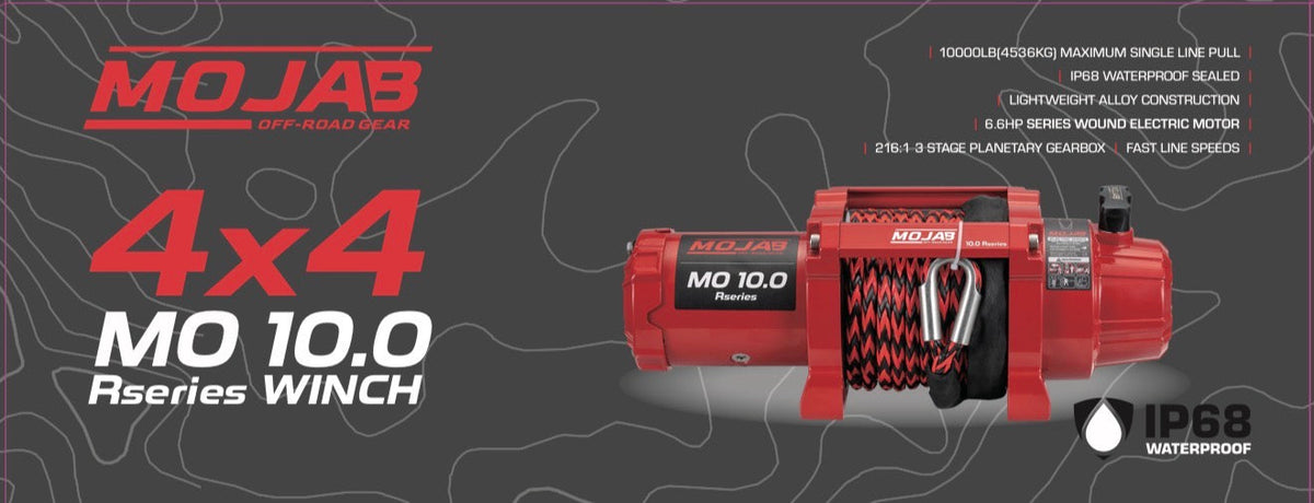 MOJAB MO10.0 R-Series 10,000 lb Off-Road Winch - Winch