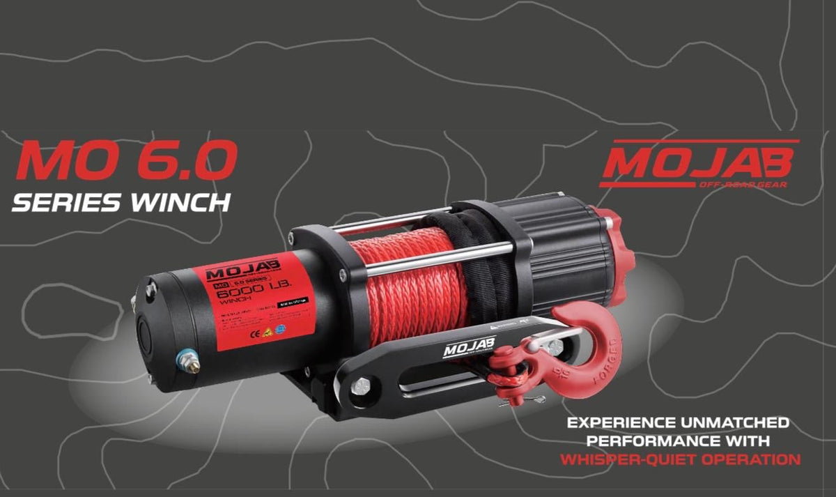 MOJAB MO6.0 Series 6,000 lb Electric Winch - Winch