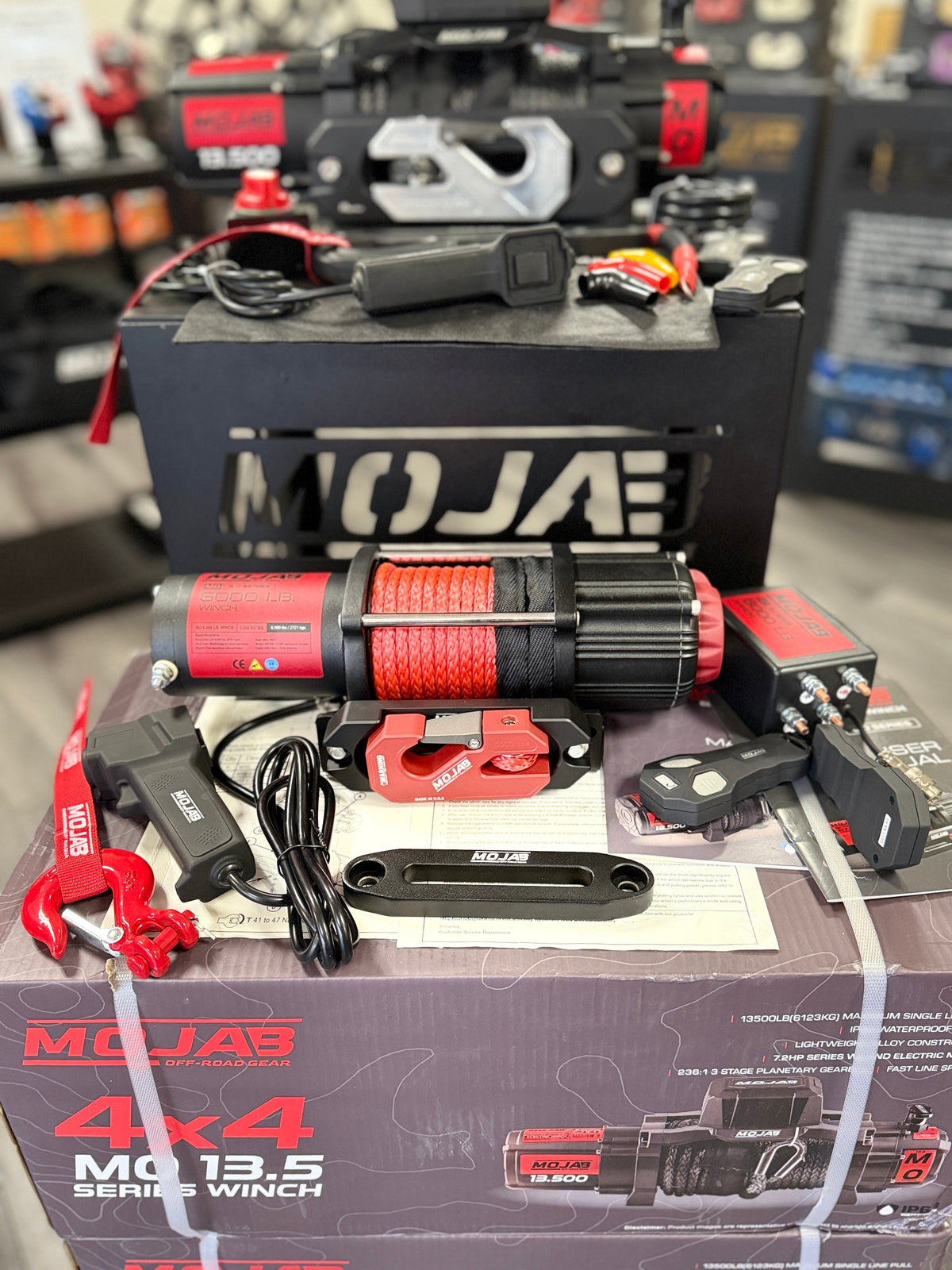 MOJAB MO6.0 Series 6,000 lb Electric Winch - Winch