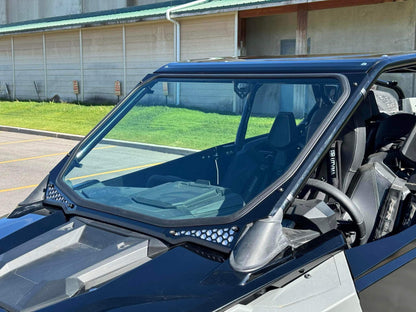 Moto Armor ABF Fabrication Pro Series Full Glass Windshield - Glass Front Windshield