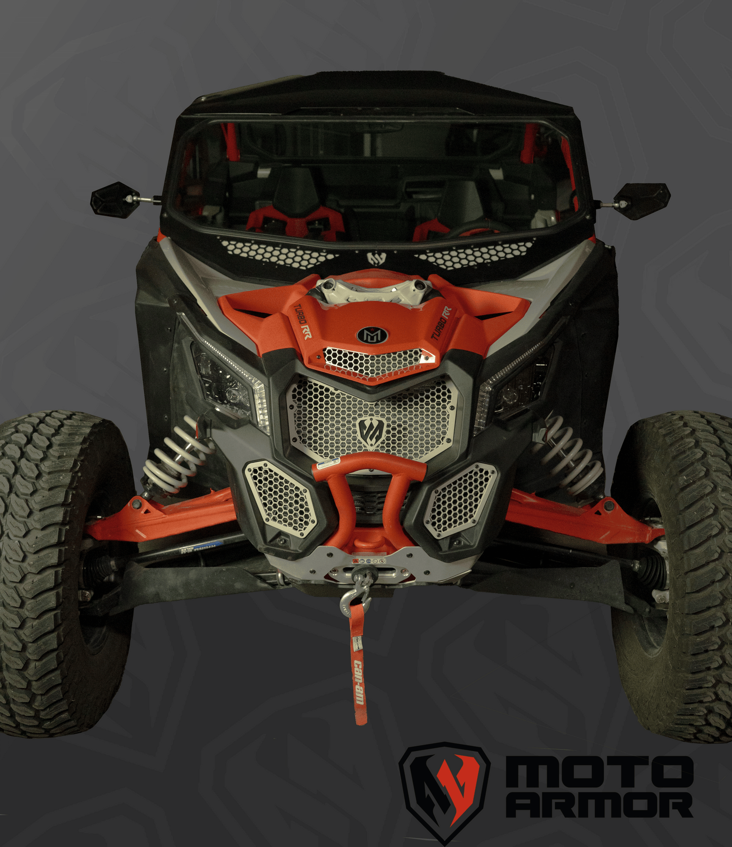 Moto Armor Maverick X3 Radiator Grill Set - Vehicle Parts & Accessories