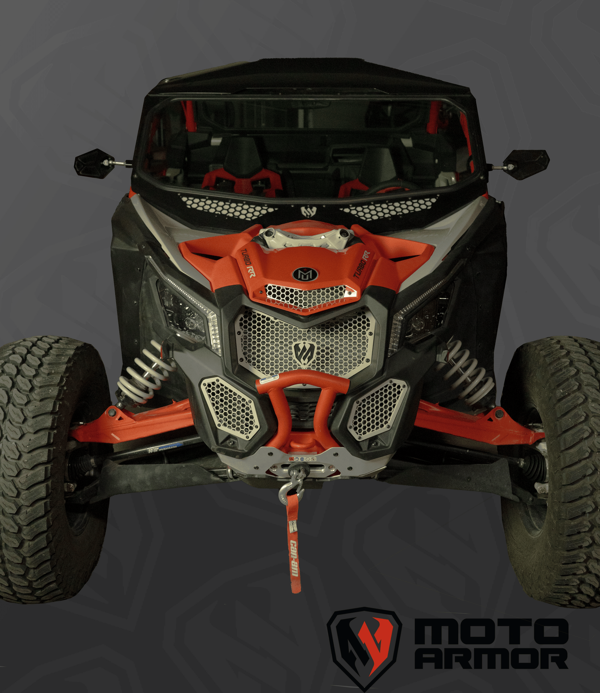Moto Armor Maverick X3 Radiator Grill Set - Vehicle Parts & Accessories