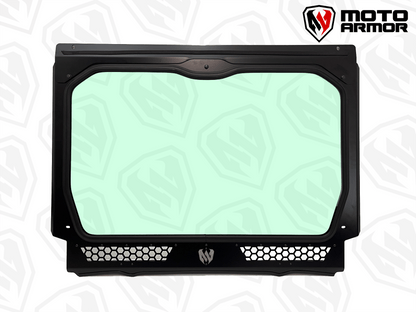 Moto Armor Pro R 4 Seat Full Glass Windshield - Glass Front Windshield