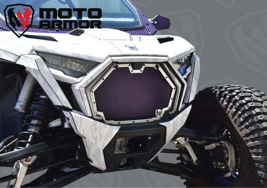 Moto Armor Radiator Grill for 2025+ RZR PRO XP R S - Vehicle Parts & Accessories