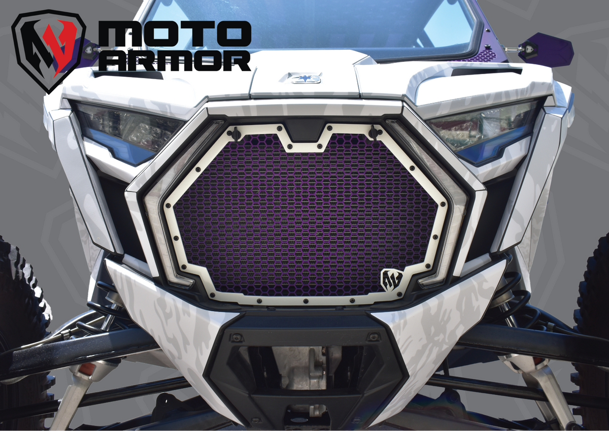 Moto Armor Radiator Grill for 2025+ RZR PRO XP R S - Vehicle Parts & Accessories
