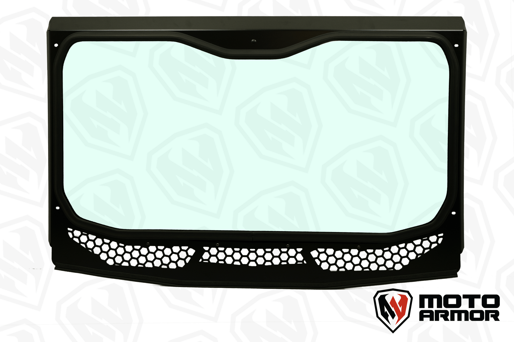 Moto Armor Replacement Glass for Aftermarket Cages - Voodoo KRX - Glass Front Windshield