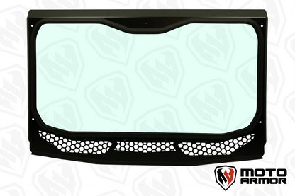 Moto Armor Replacement Glass for Aftermarket Cages - Voodoo KRX - Glass Front Windshield
