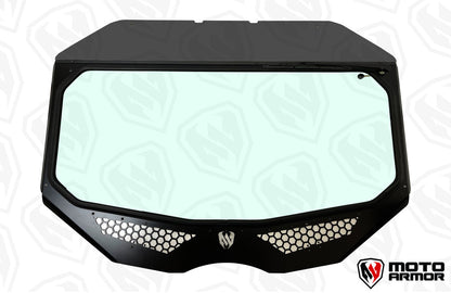 Moto Armor Replacement Glass for Can Am Models - Can Am Maverick X3 NEW STYLE - Glass Front Windshield