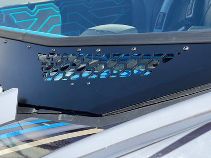 Moto Armor VOODOO X3 Full Glass Windshield - Glass Front Windshield